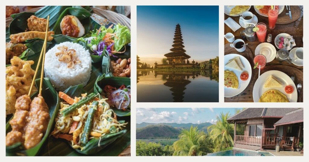 different traditional Bali food