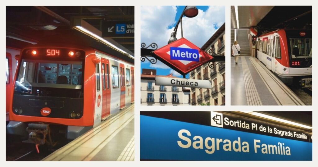 metro station in Barcelona