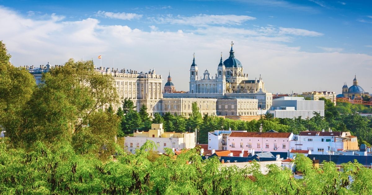 beautiful Madrid view