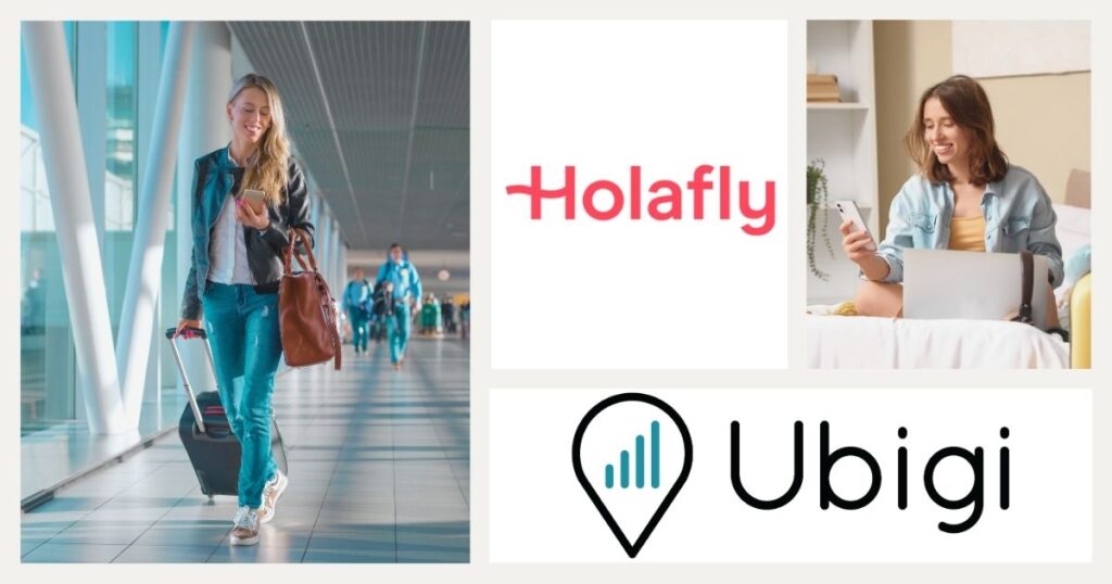 mujeres jovenes usando internet en sus celular con esim