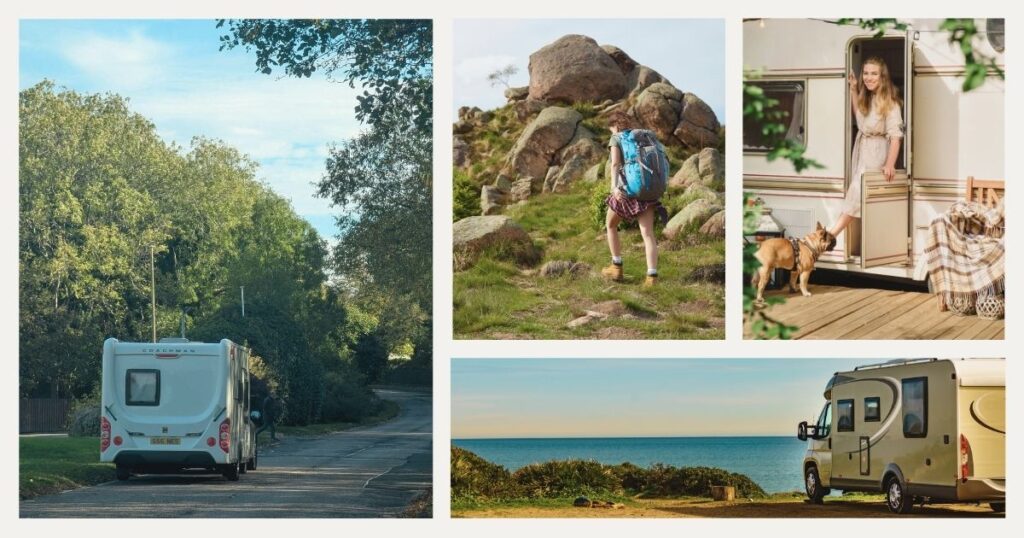 personas viajando de autocaravana de forma sostenible