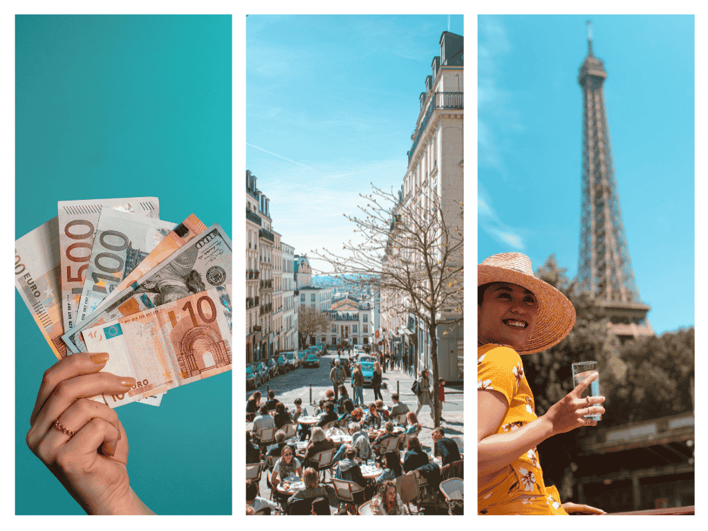 euros-calle-paris-viajera-torre-eiffel-requisitos-viajar-colombia-francia