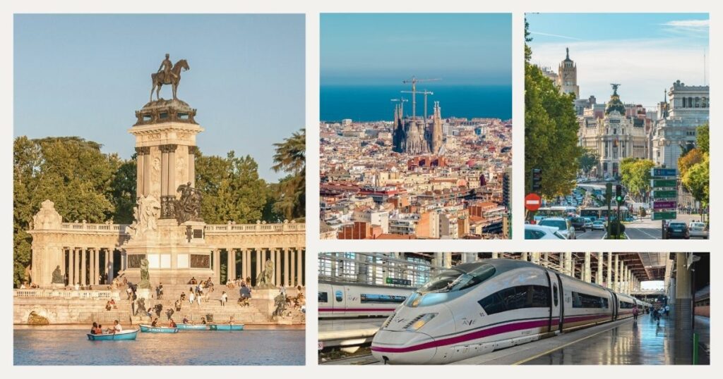 high speed train in Barcelona