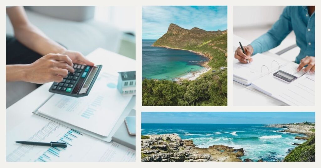 personas calculando impuestos en Sudafrica