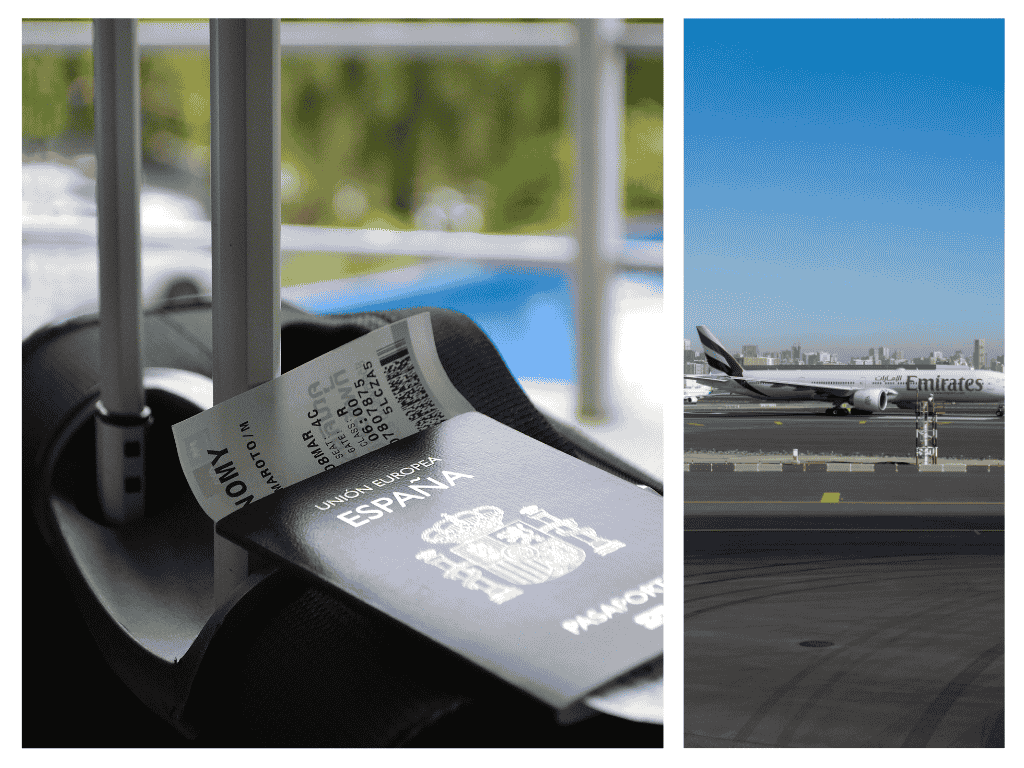 pasaporte-avion-emirates-requisitos-viajar-espana-dubai