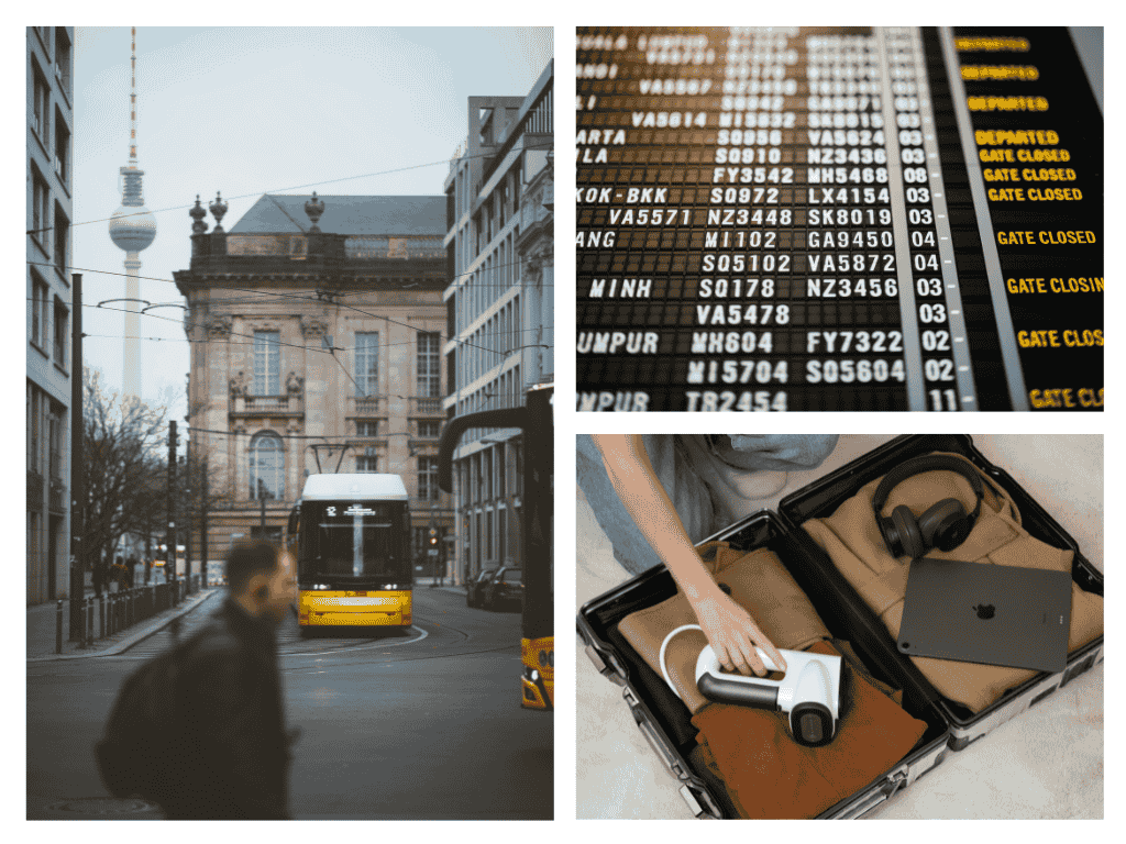 tranvia-berlin-tablero-aeropuerto-maleta-viaje-requisitos-viajar-argentina-alemania