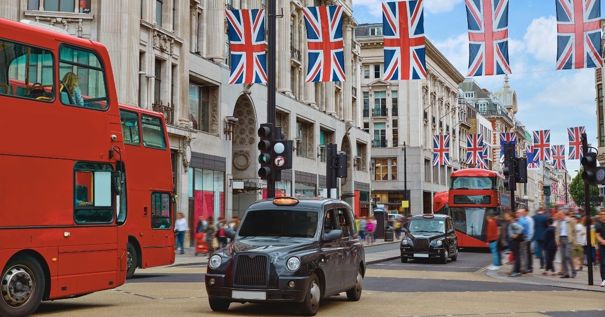 calle famosa de Londres, Reino Unido