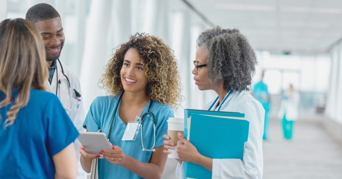 South Africans doctors in a hospital