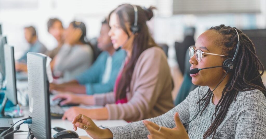 Saily esim customer service team in a call 