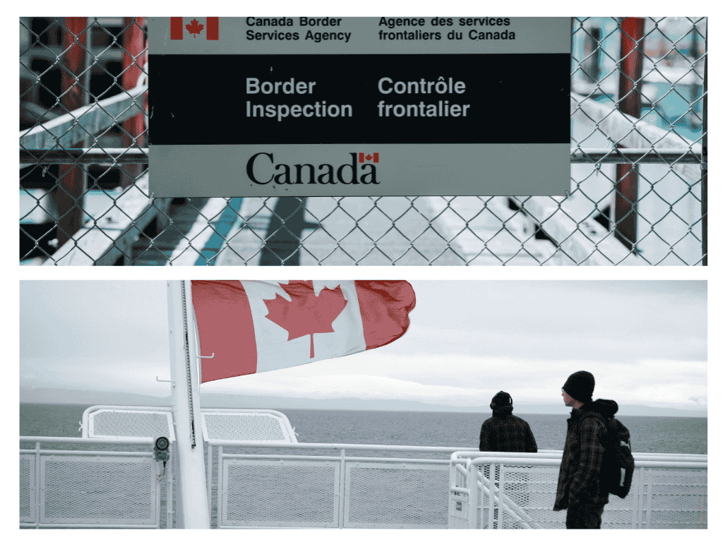 frontera-canadiense-viajero-barco-requisitos-viajar-eeuu-canada