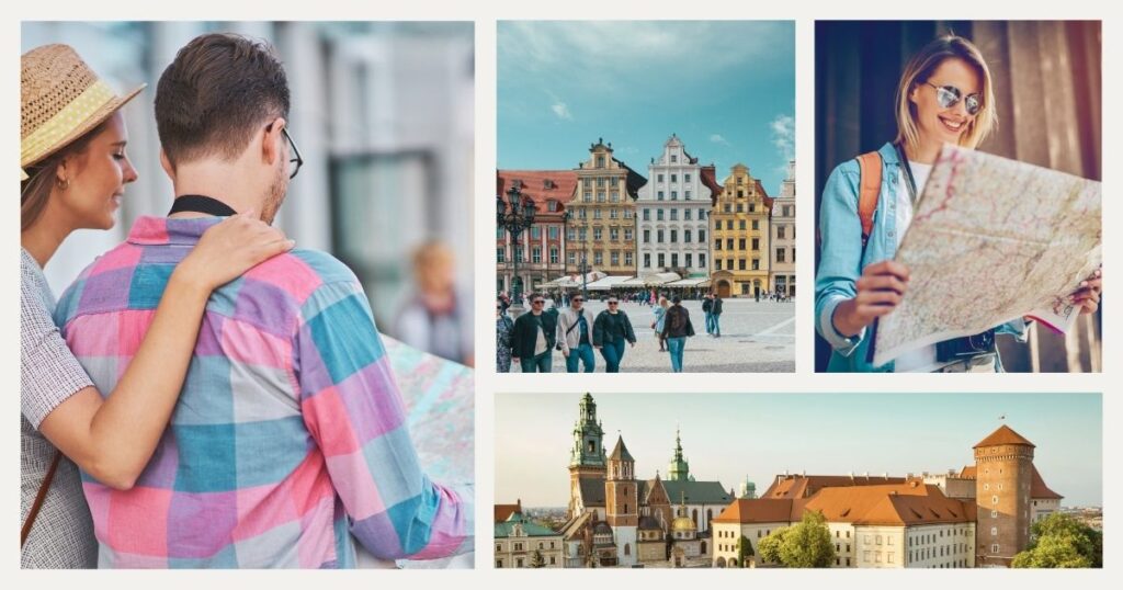 people exploring Poland with safety