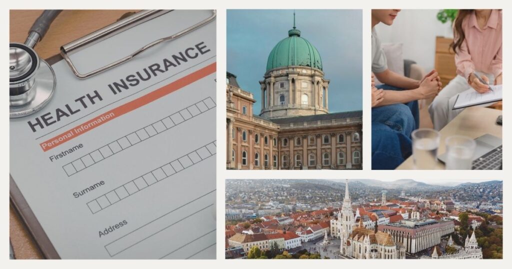 persona adquiriendo seguro medico en Hungria