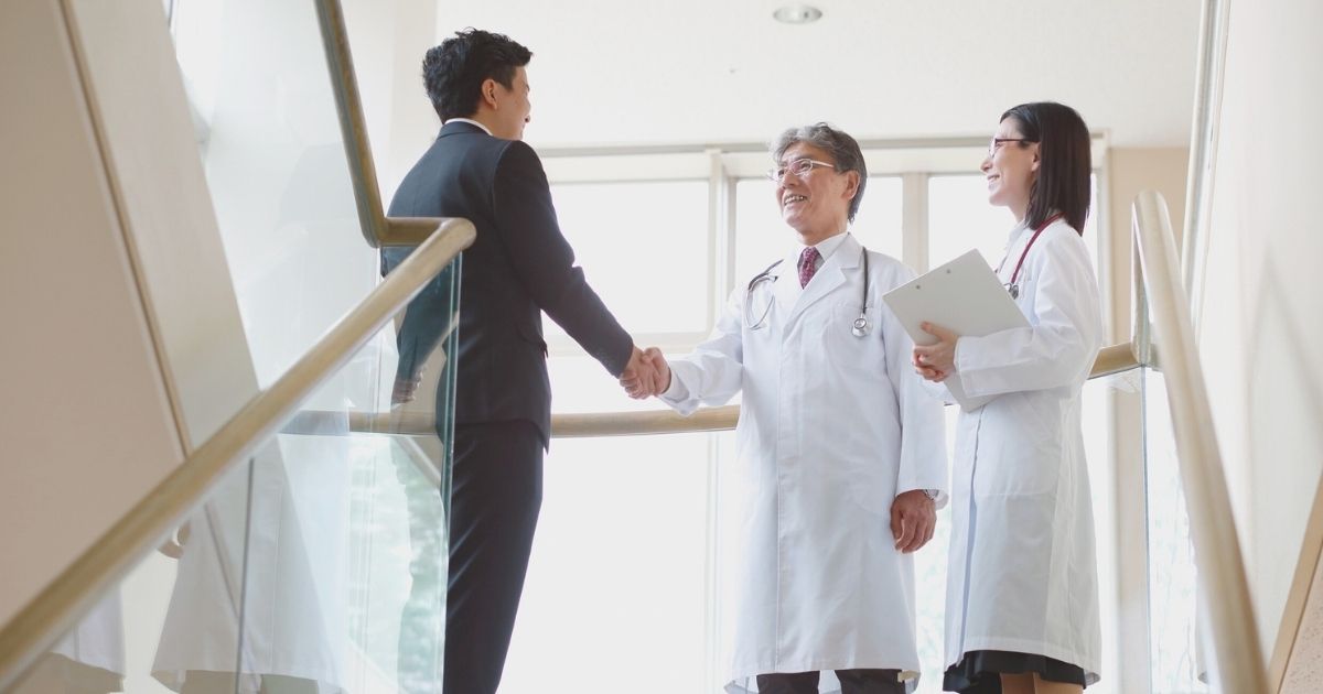 doctor meeting in a Finland hospital