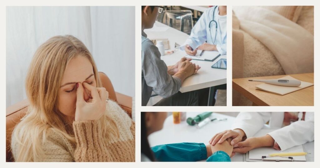 mujer enferma buscando atencion médica en el extranjero