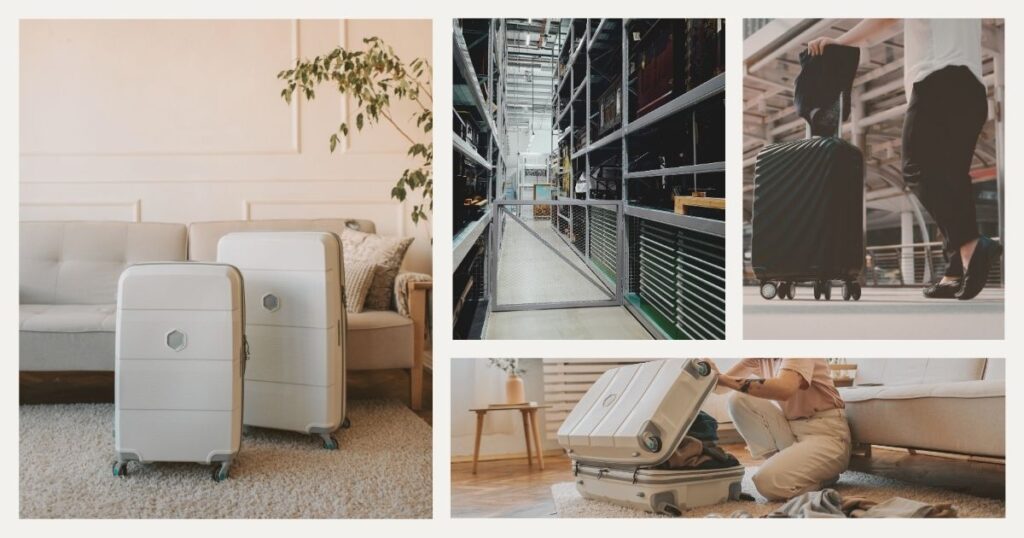 maletas en estacion de tren en Brujas