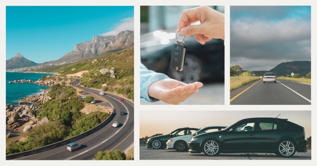 person renting a car in South Africa