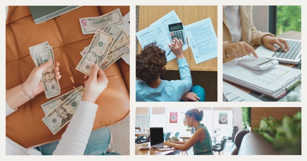 people tracking their global income using essential tools