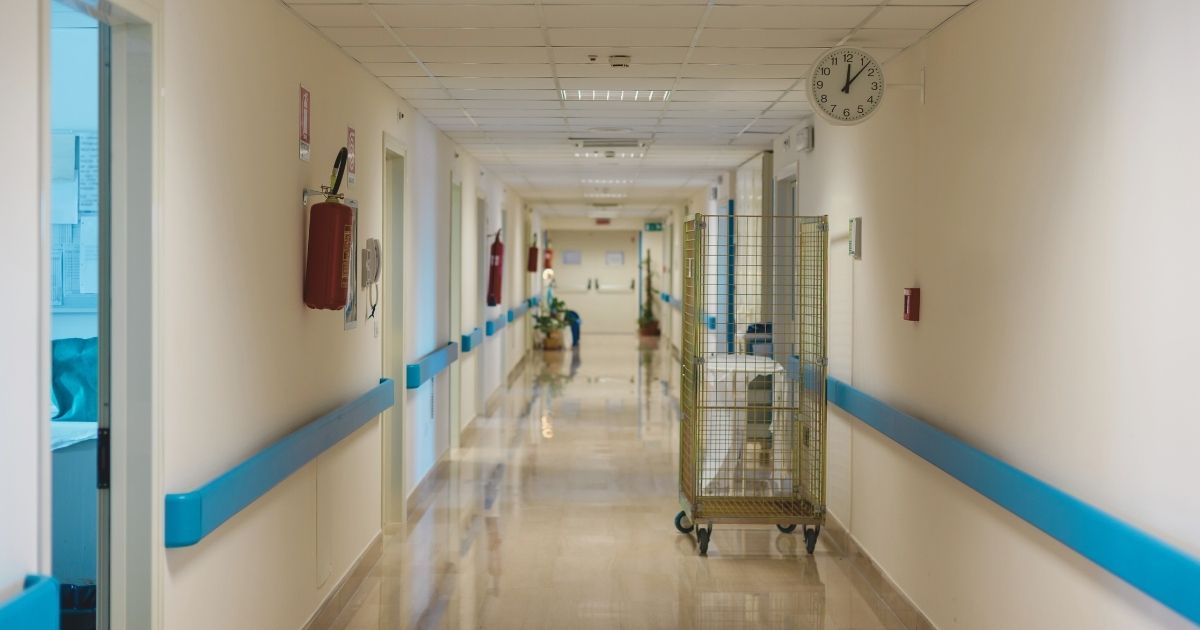 nice hospital in rural area