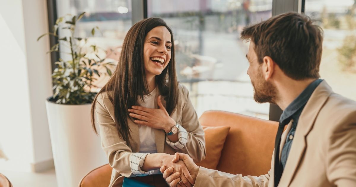 recruiter hiring a new team member