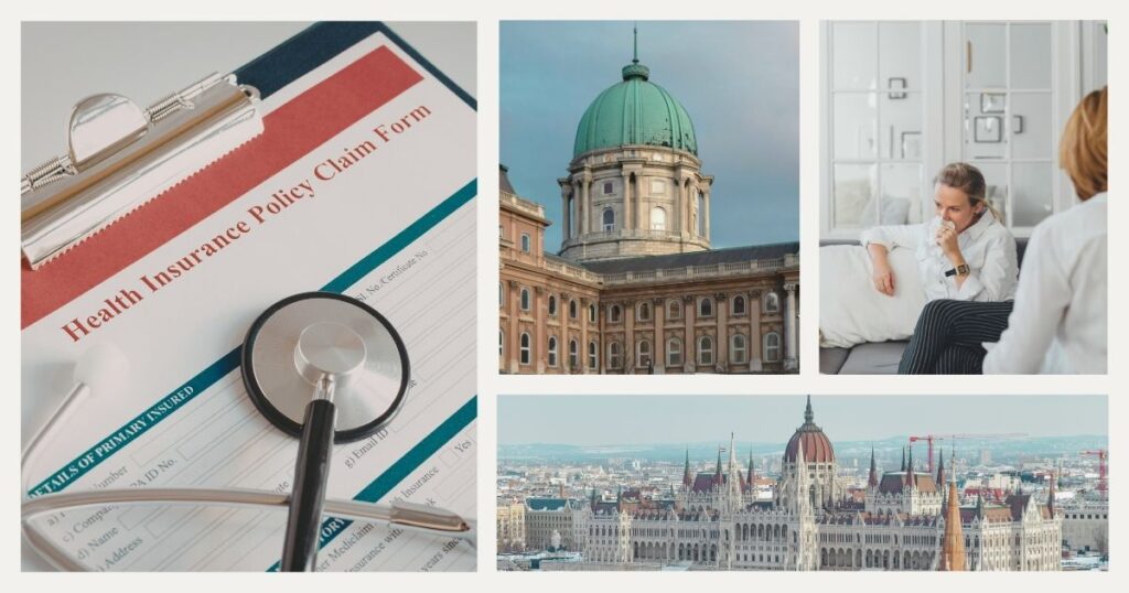 woman using the health insurance in Hungary