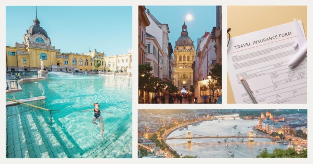 woman traveling with a travel insurance in Hungary