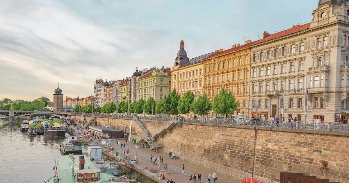 hermoso paisaje de uno de los mejores barrios de Republica Checa