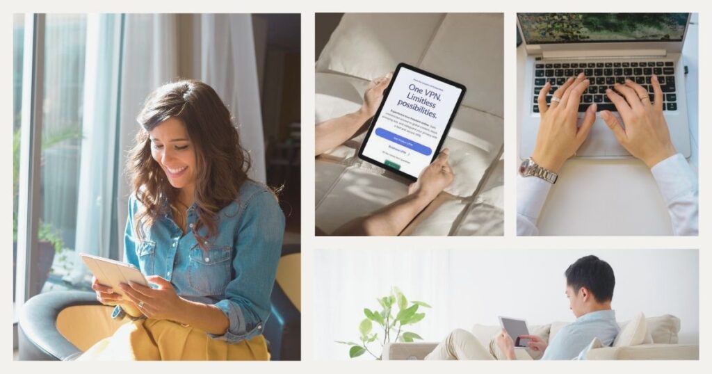 personas trabajando remoto con vpn