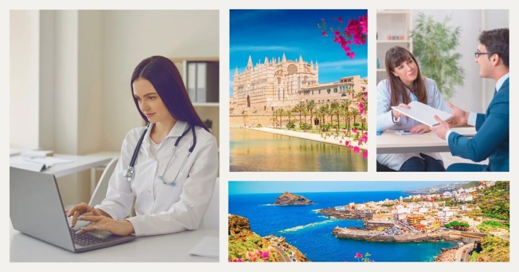 hombre contratando seguro medico en España