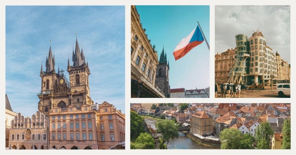 hermosos paisajes de barrios en República Checa