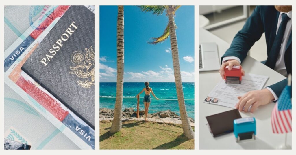 persona aplicando a la visa de nomada digital en Mexico