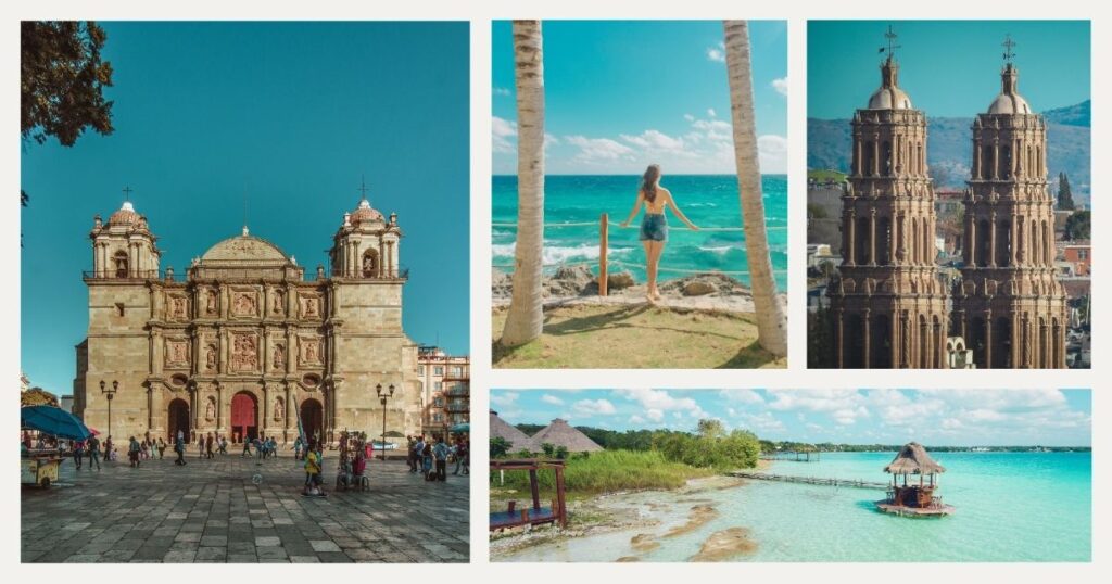 mujer disfrutando la vida en la naturaleza de Mexico