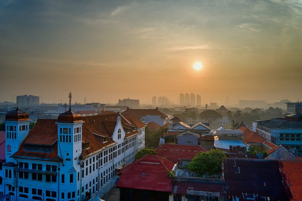 Pondok Indah, una de los barrios residenciales más tranquilos de Yakarta.